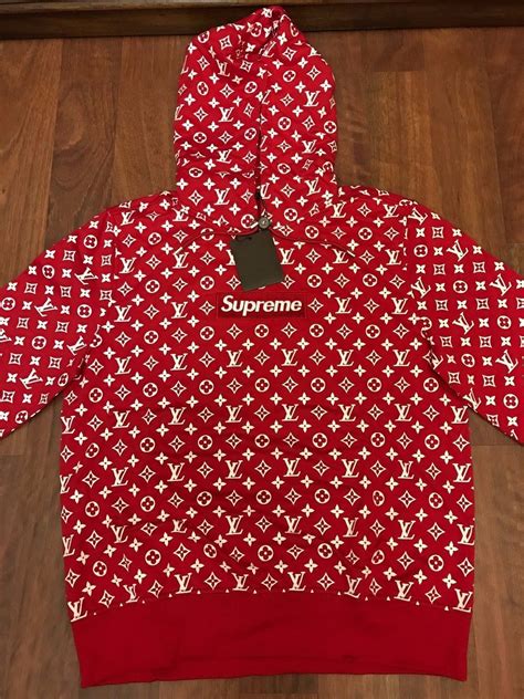 supreme louis vuitton box logo hoodie price|authentic louis vuitton supreme hoodie.